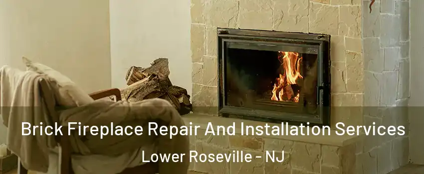 Brick Fireplace Repair And Installation Services Lower Roseville - NJ