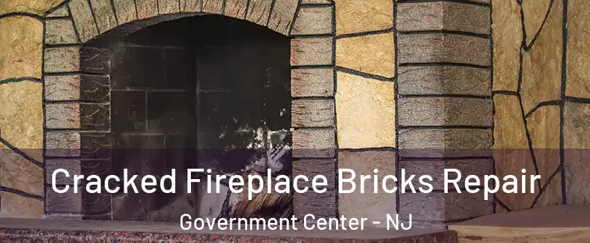 Cracked Fireplace Bricks Repair Government Center - NJ