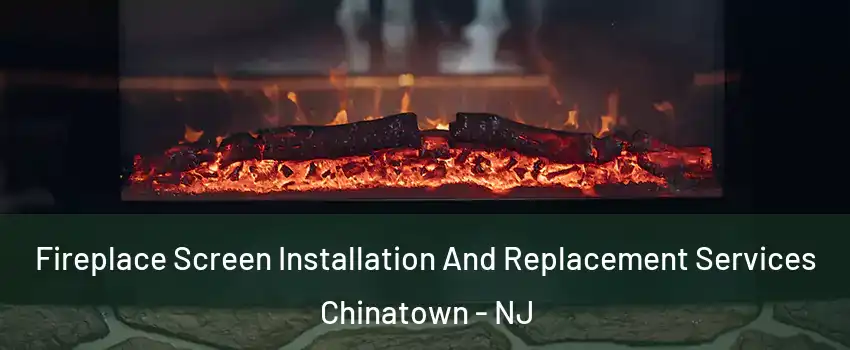 Fireplace Screen Installation And Replacement Services Chinatown - NJ