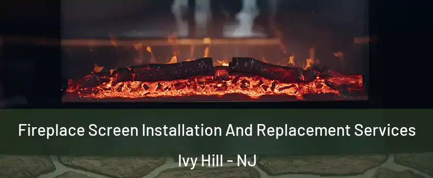 Fireplace Screen Installation And Replacement Services Ivy Hill - NJ