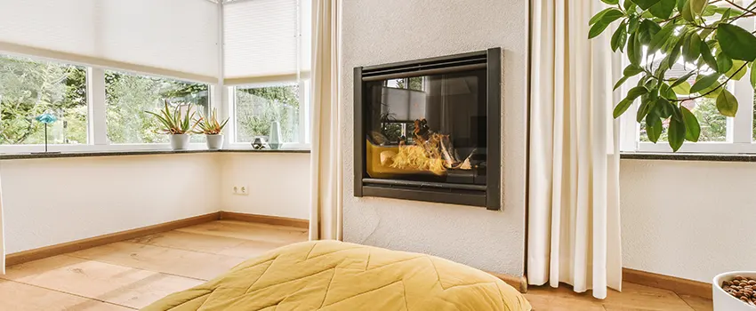 Residential Fireplace Ceramic Glass Installation in Lower Broadway Neighborhood, NJ