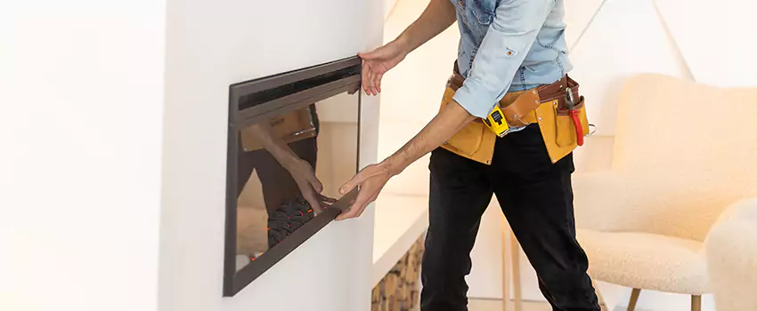 Metal Fireplace Installation in Upper Clinton Hill, New Jersey