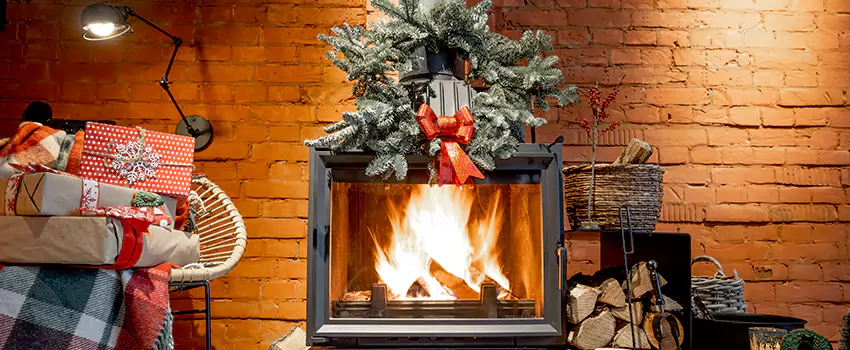Travis Industries Linear Gas Fireplace Installation in Upper Roseville, New Jersey