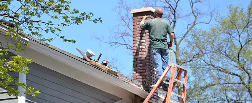 Vinyl and PVC Chimney Flashing Installation in Fairmount, NJ