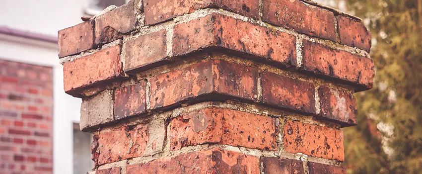 Cracked Chimney Bricks Repair Cost in Downtown Newark, New Jersey