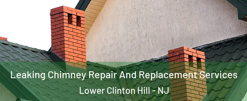 Leaking Chimney Repair And Replacement Services Lower Clinton Hill - NJ
