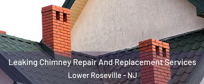 Leaking Chimney Repair And Replacement Services Lower Roseville - NJ