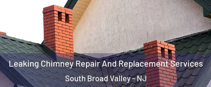 Leaking Chimney Repair And Replacement Services South Broad Valley - NJ
