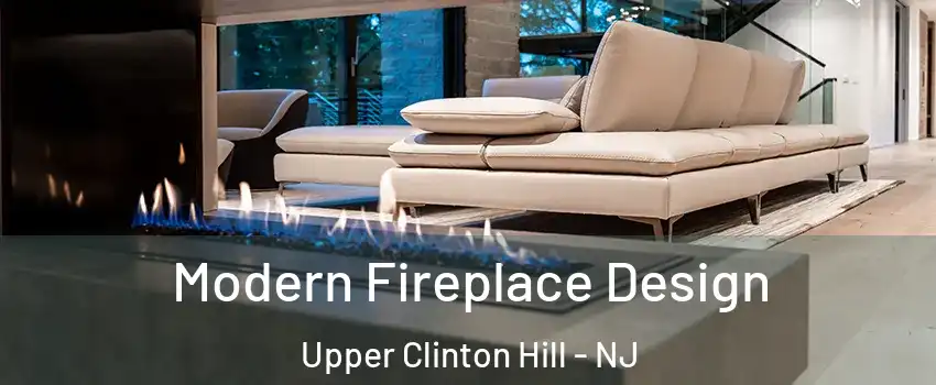 Modern Fireplace Design Upper Clinton Hill - NJ