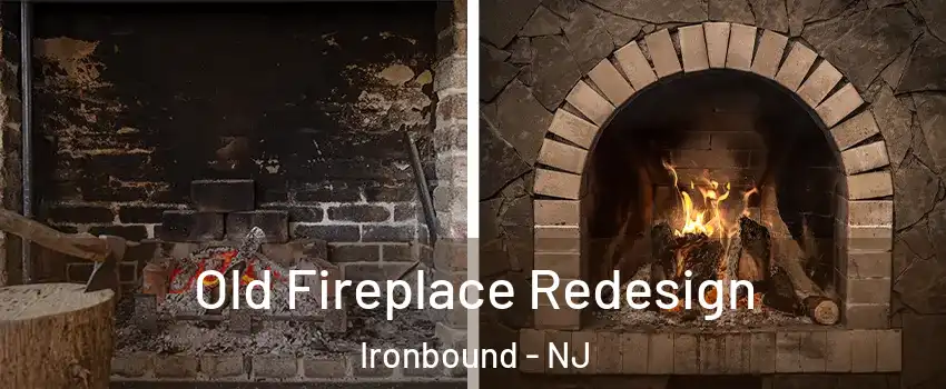 Old Fireplace Redesign Ironbound - NJ