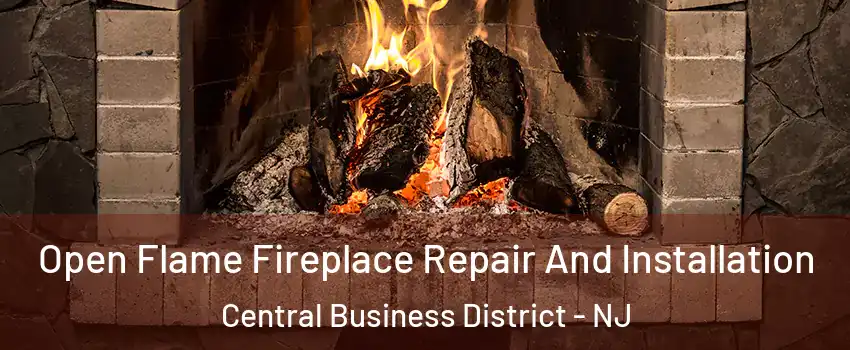 Open Flame Fireplace Repair And Installation Central Business District - NJ