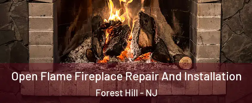 Open Flame Fireplace Repair And Installation Forest Hill - NJ