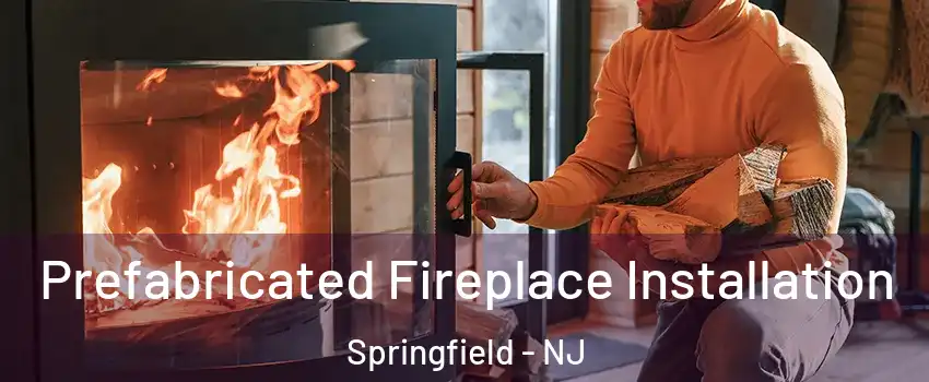 Prefabricated Fireplace Installation Springfield - NJ